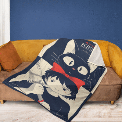 Kiki's Delivery Service Gift For Fan Comfy Sofa Throw Blanket Gift