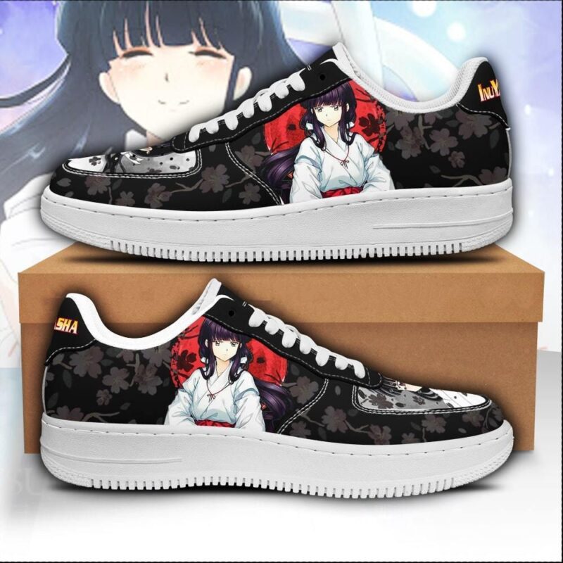 Kikyo Sneakers Inuyasha Anime Shoes Fan Gift Idea Air Force 1 Sneakers