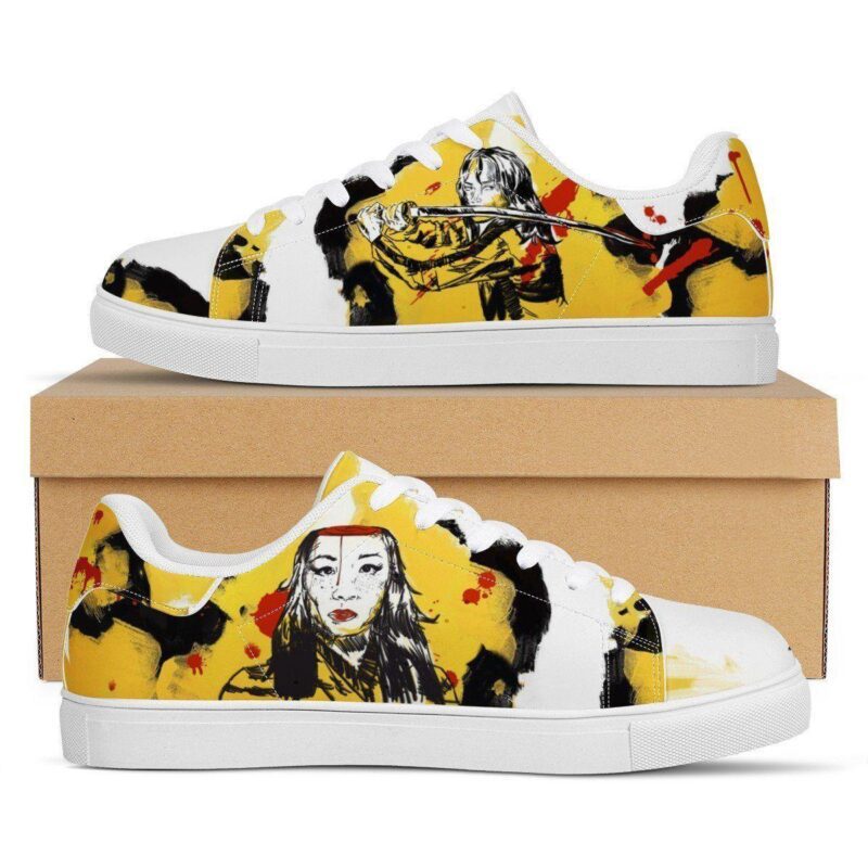 Kill Bill Low Top Leather Skate Shoes