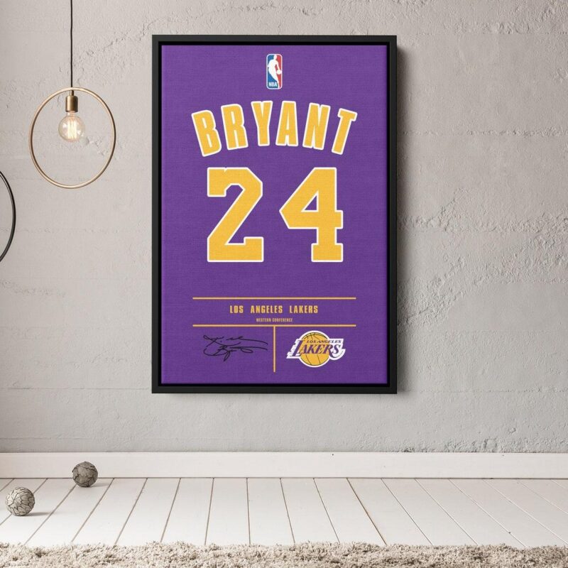 Kobe Bryant 24 Jersey Canvas