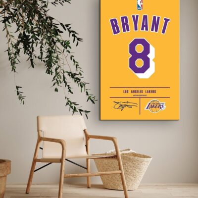 No 8 Los Angeles Lakers Poster