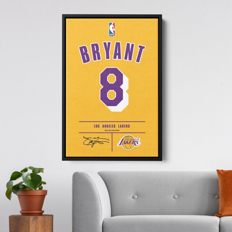 Kobe Bryant Jersey Canvas