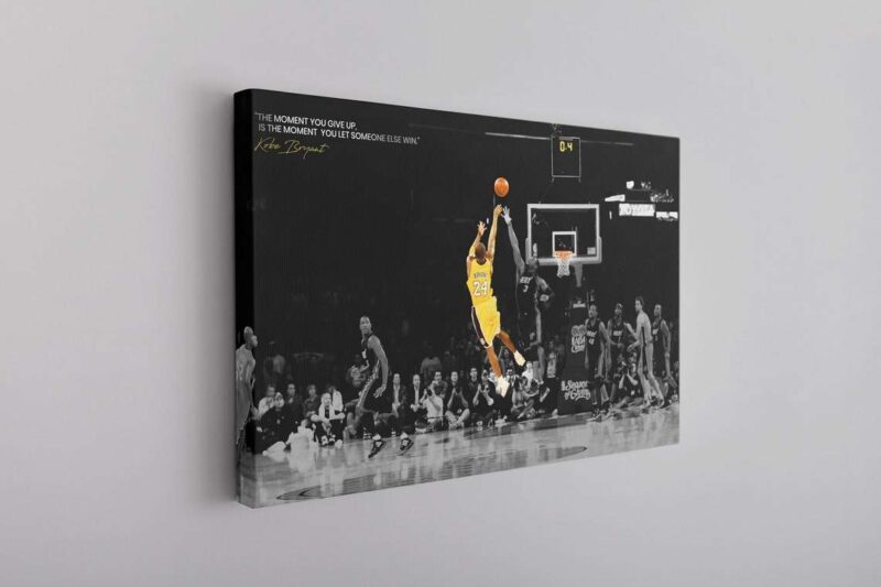 Basketball Quote Wall Decor Lakers 24 Black Mamba