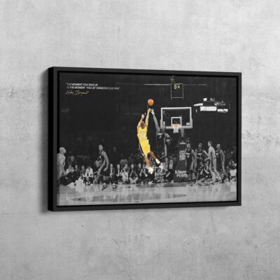 Kobe Bryant Motivation Canvas