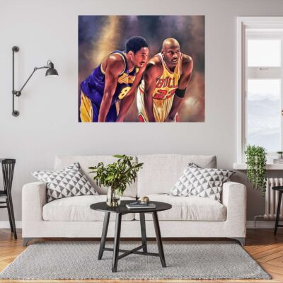 Kobe Bryant Poster Michael Jordan Poster Print Kobe Bryant Poster Michael Jordan Poster Basketball Gifts Christmas Gift 1
