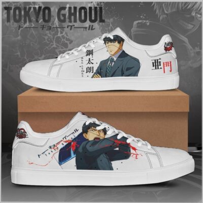 Koutarou Amon Tokyo Ghoul Low Top Leather Stan Smith Shoes SST1269