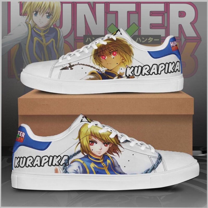 Kurapika Hunter X Hunter Low Top Leather Skate Shoes