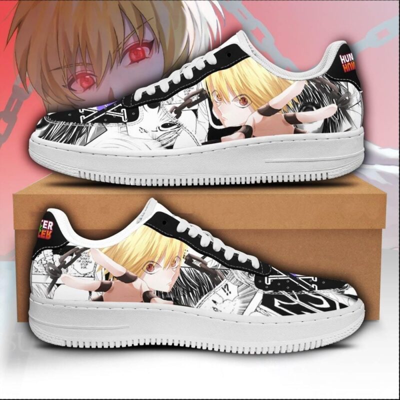 Kurapika Sneakers Custom Hunter X Hunter Anime Shoes Fan Air Force 1 Sneakers