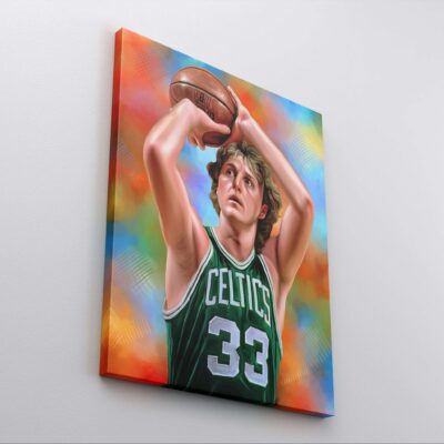 Larry Bird Canvas Print Larry Bird Poster Print Boston Celtics Sport Art Print Canvas Wall Art Basketball Wall Art Gift Kids Decor 2
