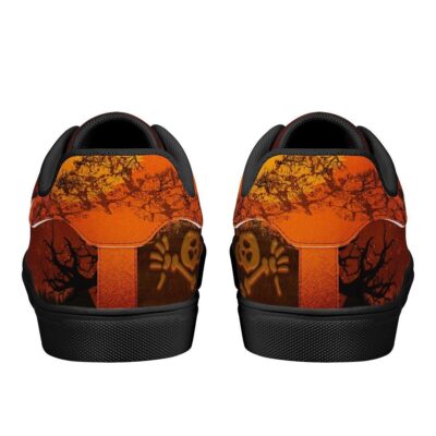 Leatherface Low Top Leather Skate Shoes Tennis Shoes Sneaker For Fans 3