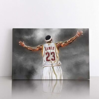 King James Basketball Player Poster