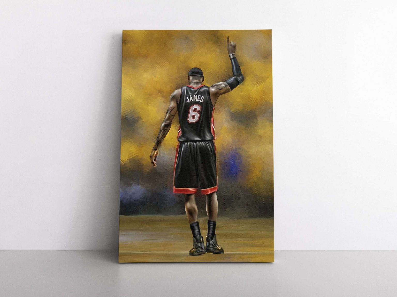 King James Basketball Player Poster