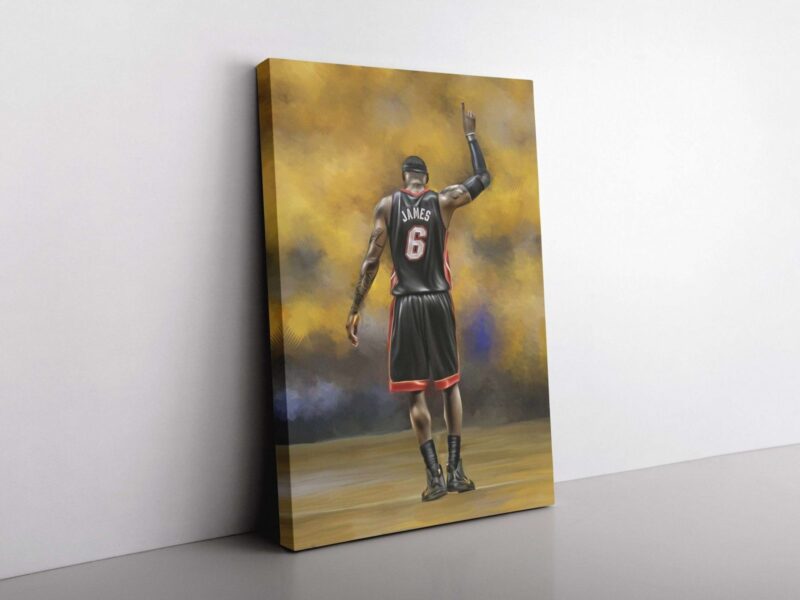 Lebron James Canvas Print