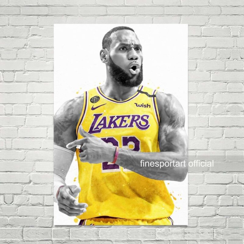 Lebron James Los Angeles Poster