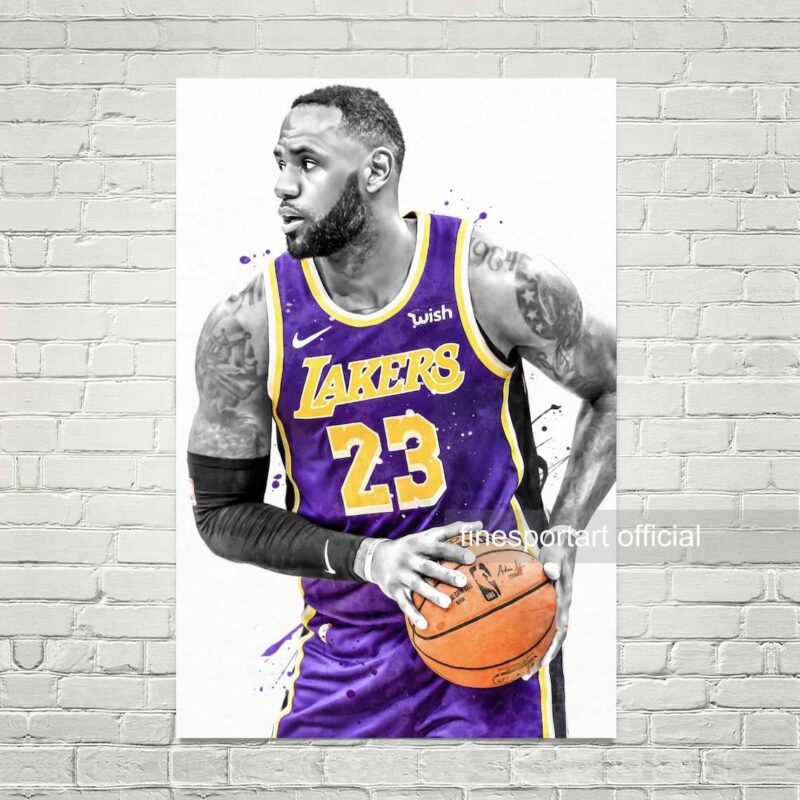 Lebron James Los Angeles Poster