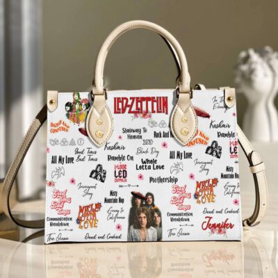 Led Zeppelin Gift For Fan Led Zeppelin Handbag Custom Name Fashion Lady Handbag LHB259 3
