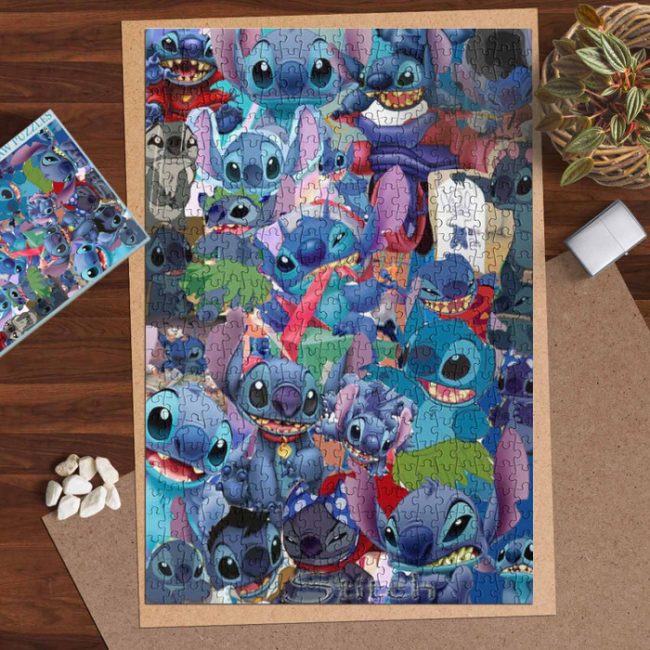 Lilo And Stitch Disney Cartoon Gift For Fans Jigsaw Puzzle Game, Lilo 