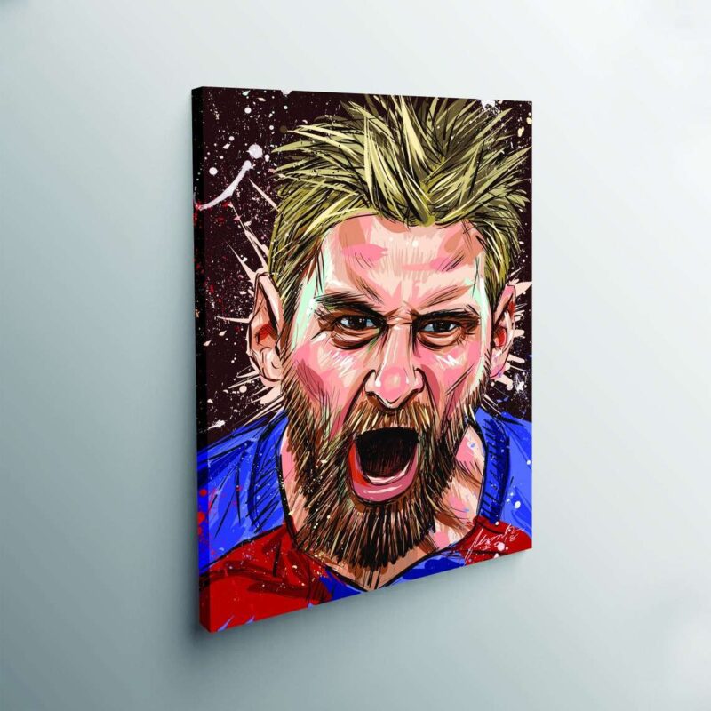 Lionel Messi Canvas / Professional Football Player / Fc Bercelona