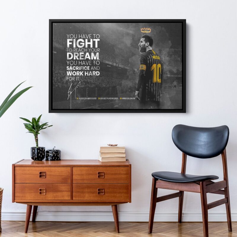 Lionel Messi Wall Art Canvas