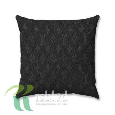 Louis Vuitton Black Wallpaper Custom Pillow Case Cover