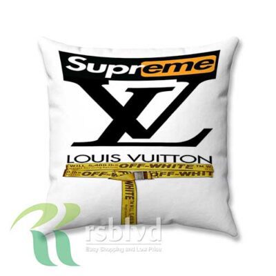 Louis Vuitton Off White Wallpaper Custom Pillow Case Cover