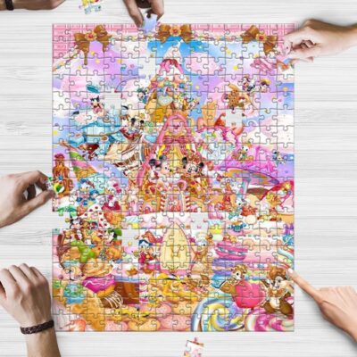 Lovely Mickey And Friends Birthday Party Puzzle Game Disney Fan Gift Disney Gift 3
