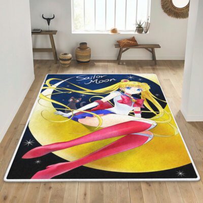 Sailor Moon Area Rug Living Room Rug Floor Decor