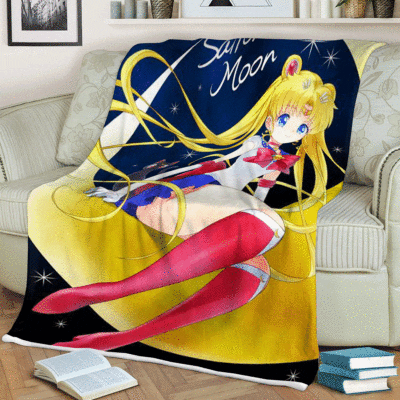 Lovely Sailor Moon Manga Christmas Gifts, Sailor Moon Gift For Fans Comfy Sofa Throw Blanket Gift