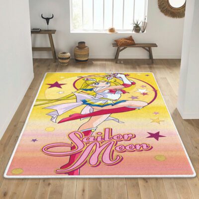 Sailor Moon Area Rug Living Room Rug Floor Decor