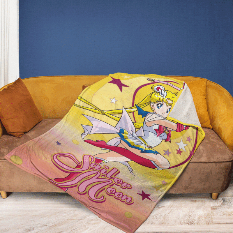 Sailor Moon Gift For Fans Comfy Sofa Throw Blanket Gift