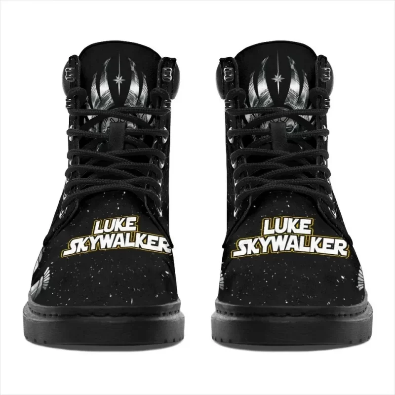Luke Skywalker Boots Shoes For Star Wars Fan Gift Working Boots Leather Boots Timber Motorcycle Boots 2