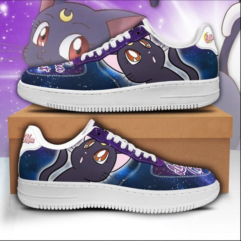 Luna Cat Sneakers Sailor Moon Anime Shoes Fan Gift Air Force 1 Sneakers