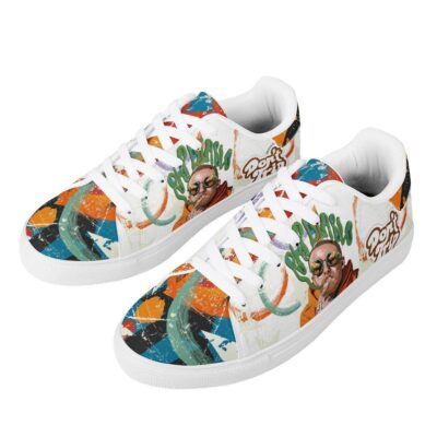 Mac Miller Dont Trip Low Top Leather Skate Shoes Tennis Shoes Sneaker For Fans 3