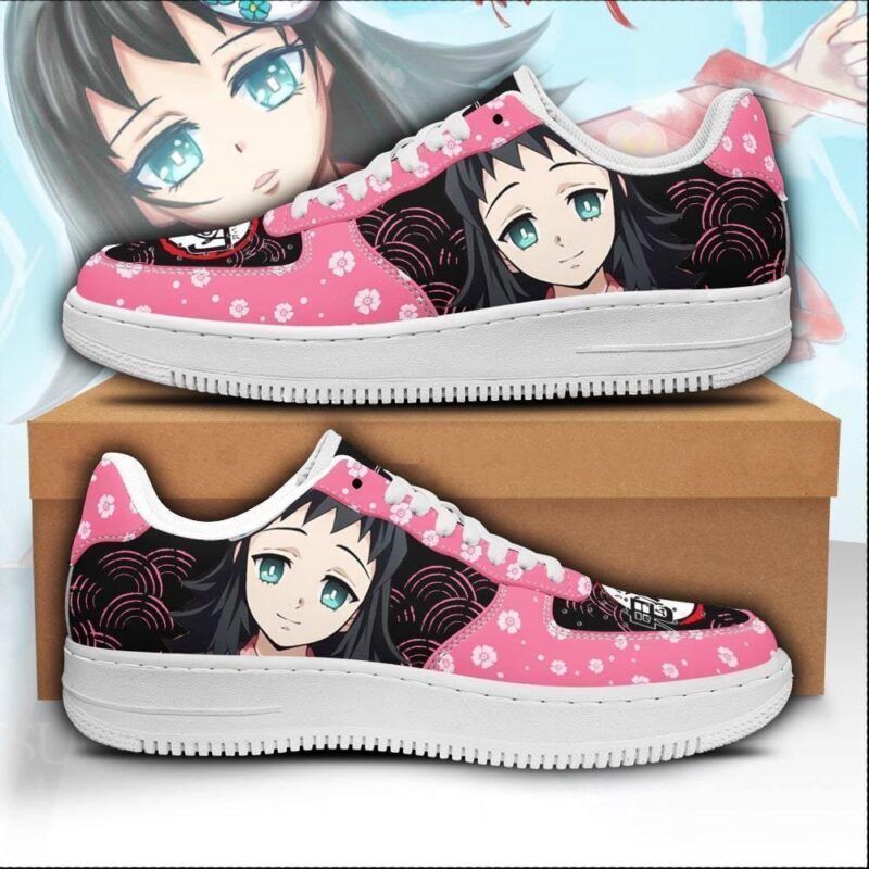 Makomo Sneakers Custom Demon Slayer Anime Shoes Fan Air Force 1 Sneakers