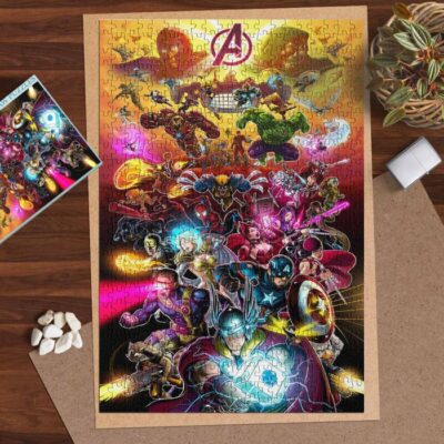 Marvel Avengers Alliance Assemble Forever Gifts Lover Jigsaw Puzzle Game