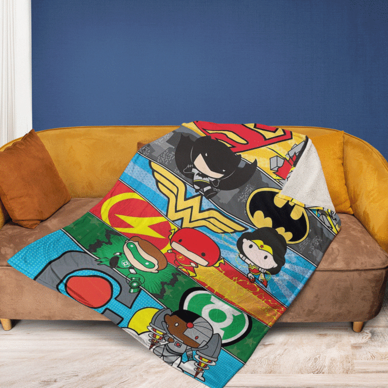 Marvel Avengers Comics Gift For Fan Comfy Sofa Throw Blanket Gift