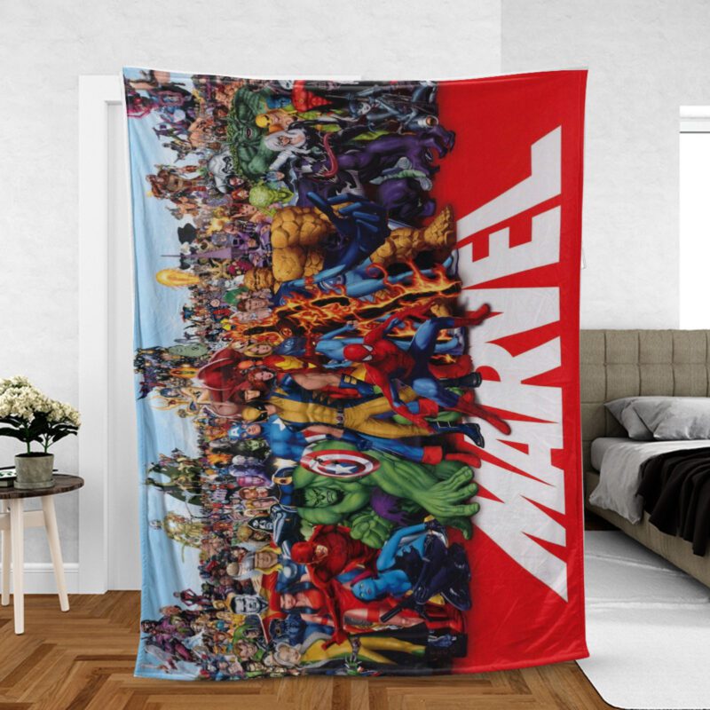 Marvel all characters Blanket Gift For Fan