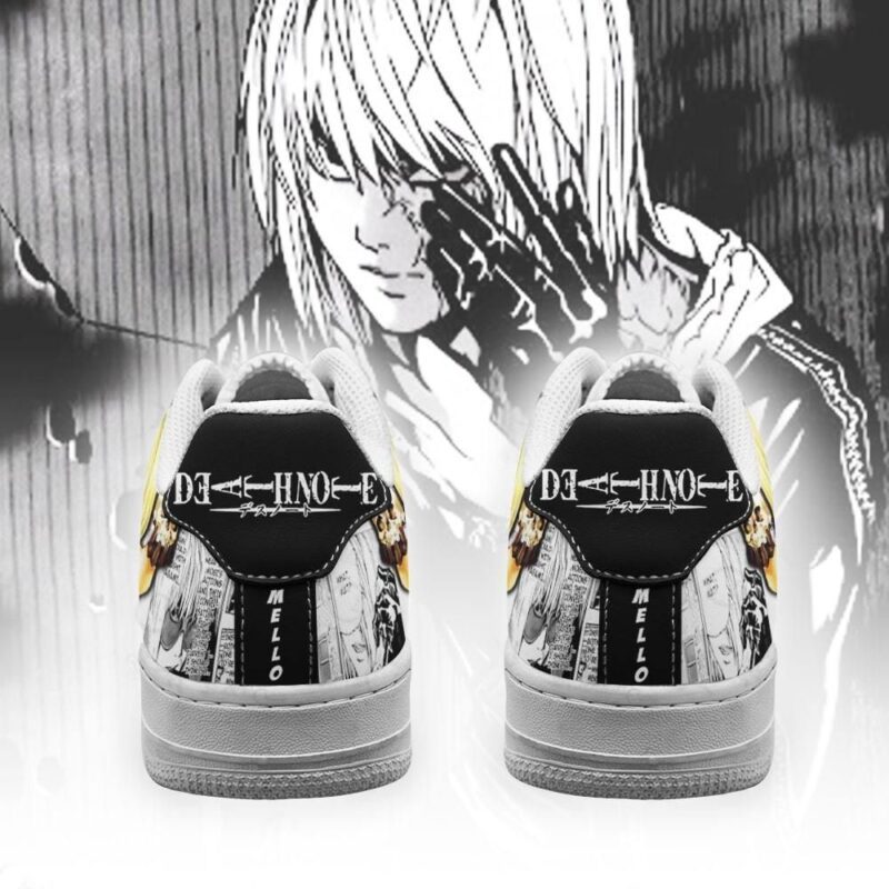 Mello Sneakers Death Note Anime Shoes Fan Gift Idea Air Force 1 Sneakers 2