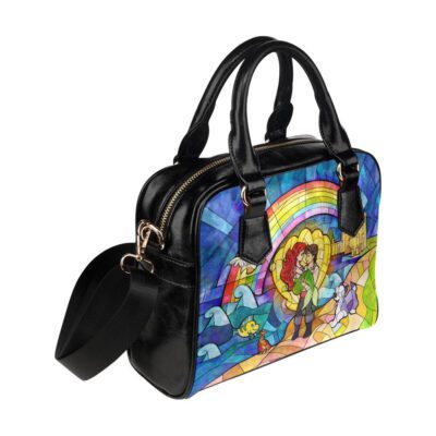 Mermaid on Land Lady Leather Shoulder Hand Bag SB0098 3