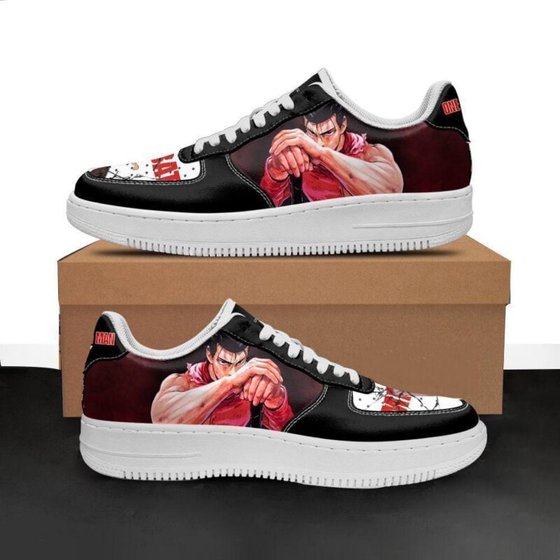 Metal Bat Sneakers Custom One Punch Man Anime Shoes Fan Air Force 1 Sneakers