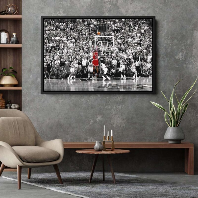 Michael Jordan Last Shot Canvas