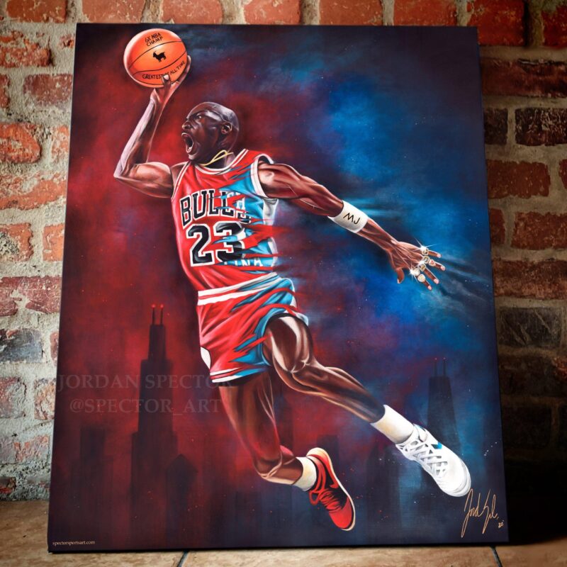 Michael Jordan "GOAT LEGACY" Canvas Prints - Wall Art Decor