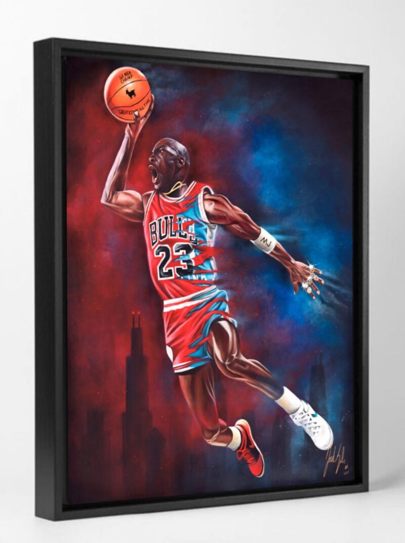 Michael Jordan "GOAT LEGACY" Life Size Canvas Prints - Wall Art Decor | The "23" Editions