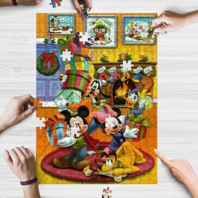 Mickey And Friends Christmas Eve Disney Ver2 Gifts Lover Jigsaw Puzzle Game,Mickey And Friends Fans Gift 2 Mickey And Friends Christmas Eve Disney Ver2 Gifts Lover Jigsaw Puzzle GameMickey And Friends Fans Gift 2