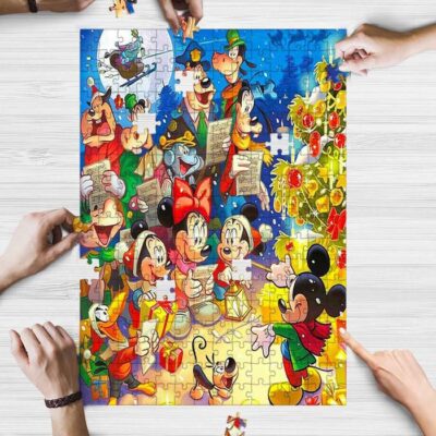Mickey And Friends Christmas Eve Ver3 Disney Gifts Lover Jigsaw Puzzle GameMickey And Friends Fans Gift 2