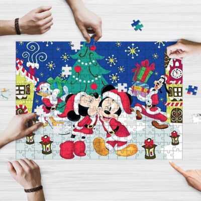 Mickey And Friends Christmas Eve Ver5 Disney Gifts Lover Jigsaw Puzzle GameMickey And Friends Fans Gift 2