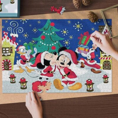 Mickey And Friends Christmas Eve Ver5 Disney Gifts Lover Jigsaw Puzzle Game