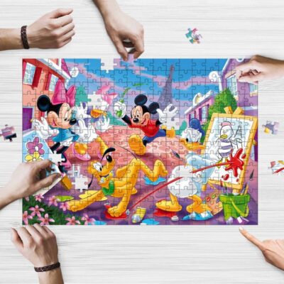 Mickey And Friends Disney Character Gifts Lover Jigsaw Puzzle Game