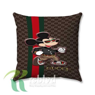 Mickey Mouse Gucci Wallpaper Custom Pillow Case Cover