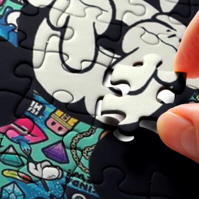 Mickey Mouse Jigsaw Puzzle Game Funny Mickey Fan Gift Disney Fan Gift 3